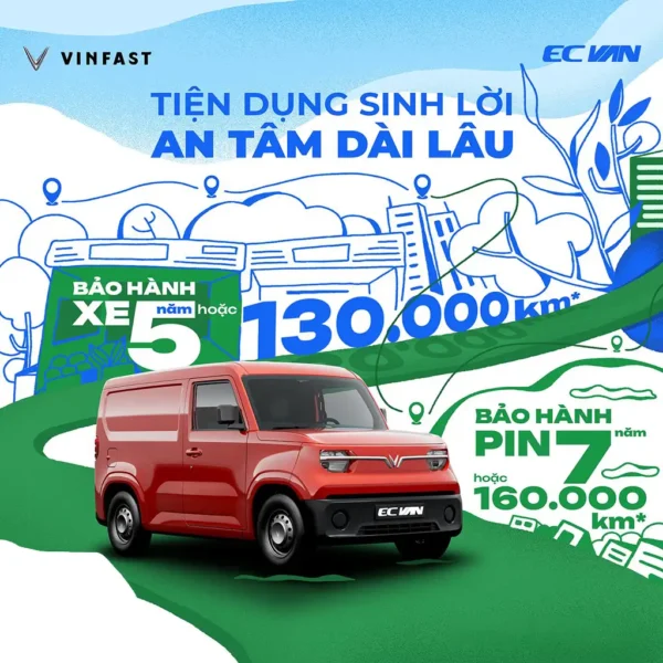 Đuôi xe VinFast EC Van