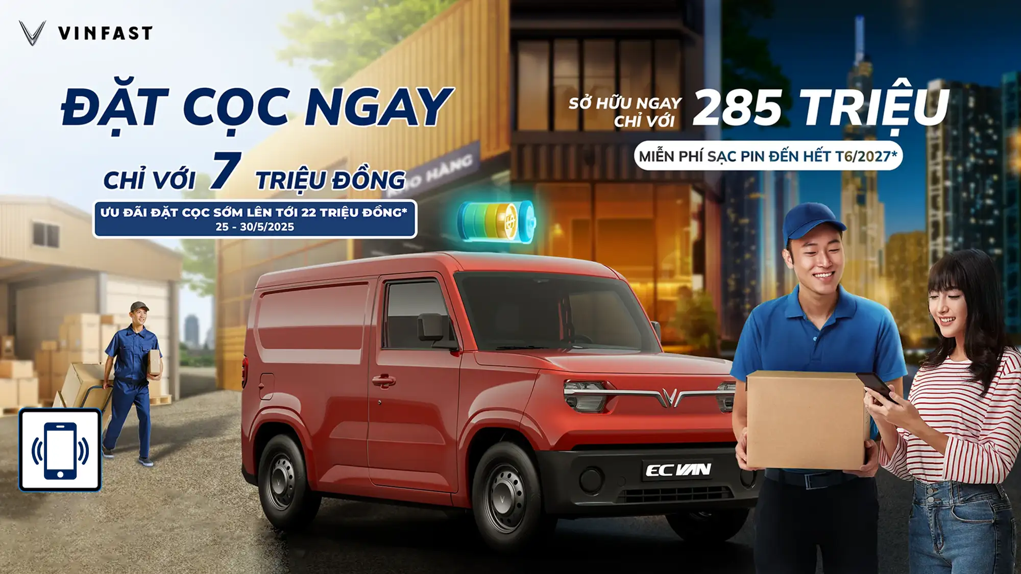 Banner VinFast EC Van